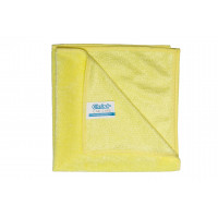 Quick&Bright microfibre cloth, yellow, with Christ sew-in tag, 40 x 40 cm