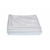 Quick&Bright microfibre cloth, white, with Christ sew-in tag, 40 x 40 cm