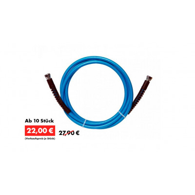 HP high-pressure hose, 4.20 m, blue, sealing cone (DKOL), FT, M14 x 1.5