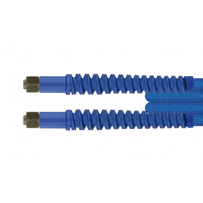 HD-Hochdruck-Schlauch, 4,70 m, Farbe blau, Dichtkegel (DKOL), IG, M14 x 1,5