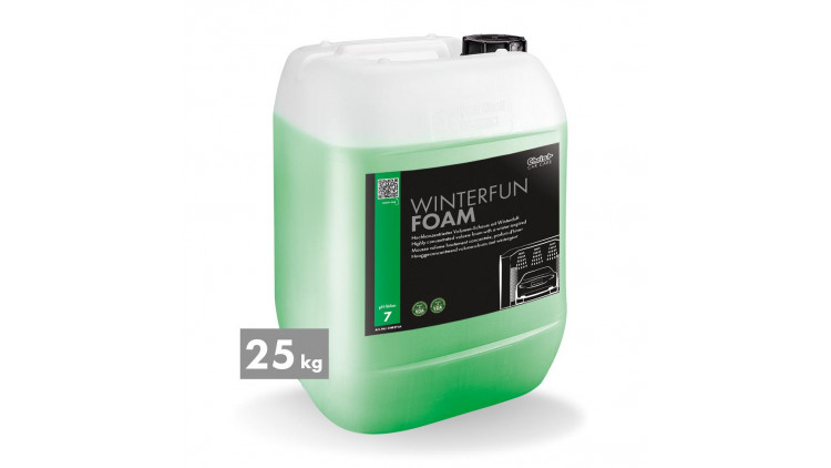 WINTERFUN FOAM grün, Hochkonzentrierter Volumen-Schaum mit Winterduft, 25 kg - Abbildung ähnlich