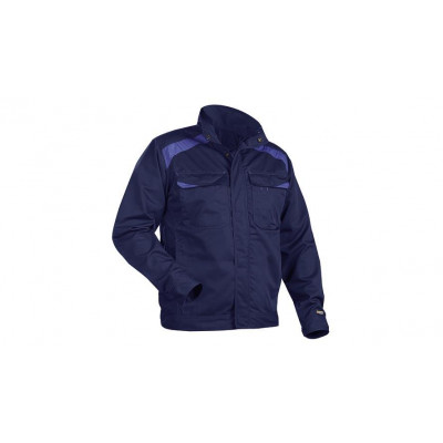Industrial waist jacket 4054, navy blue/cornflower blue, size S
