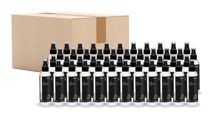 Quick&Bright AIR-FRESH SUNRISE, Fußmattenbeduftungsspray, Karton (45 x 100 ml) - Abbildung ähnlich
