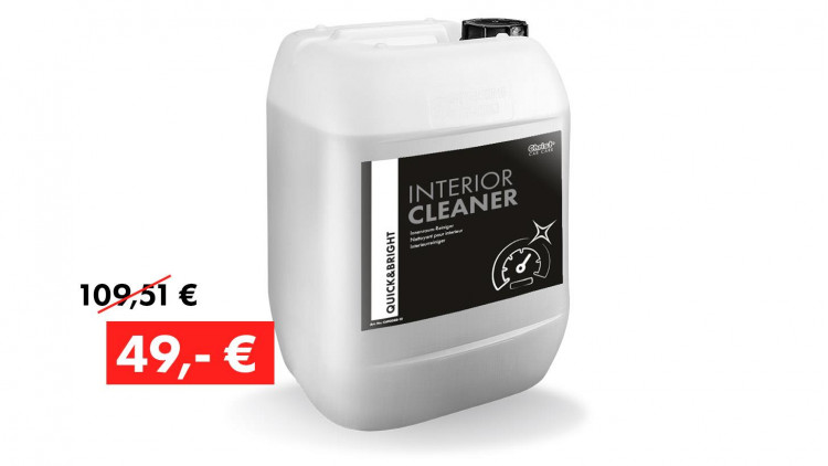 Aktionspaket Quick&Bright INTERIOR CLEANER, Innenraumreiniger: Kanister 10 kg - Abbildung ähnlich