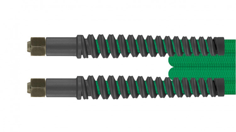 HD-Hochdruck-Schlauch, 5,0 m, Farbe Grün, Dichtkegel (DKOL), IG, M14 x 1,5 - Abbildung ähnlich