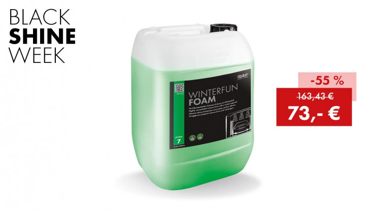 Aktionspaket: 25 kg Winterfun Foam grün, Hochkonzentrierter Volumen-Schaum mit Winterduft zum Sonderpreis - Abbildung ähnlich