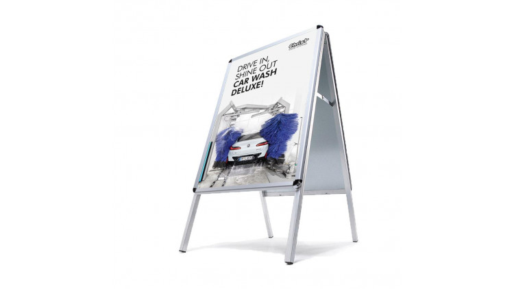 Werbeplakat DIN A4 Waschstraße 