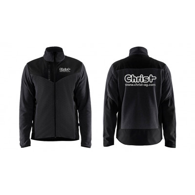Strickjacke mit Softshell 5942 mit Christ Logo, Größe XL