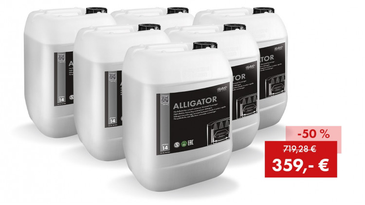 Aktionspaket NEW ALLIGATOR: 6 x 25 kg Kanister - Abbildung ähnlich