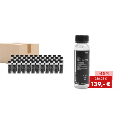 Aktionspaket Quick&Bright RAIN DEFLECTOR, Versiegelungszusatz für Scheibenwaschanlagen, 45 x 100 ml Flasche
