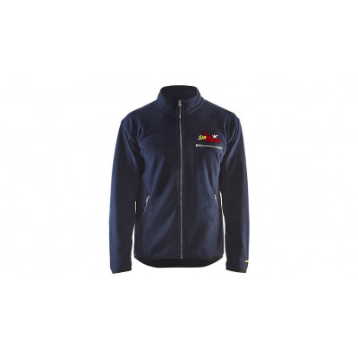 Fleece jacket 4830, navy blue, CAR WASH embroidery, size L