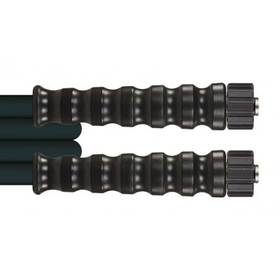 HD-Hochdruck-Schlauch, Drahteinlage, 15,0 m, Farbe schwarz, Handverschraubung M22