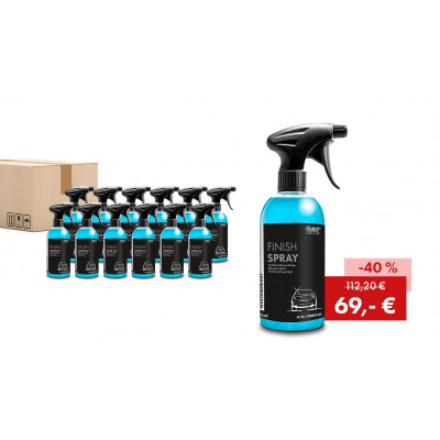 Aktionspaket Quick&Bright FINISH SPRAY, Nachbehandlungsreiniger: 12 x 500 ml Flasche