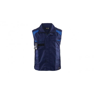 Industry waistcoat 3164, navy blue/cornflower blue, size M