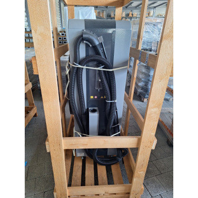 Abverkauf: SB-Staubaugersystem SOLO STRIPE, 400V, mit Münzer u. Transponderkartenleser, Mattenhalter