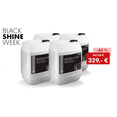 BLACK SHINE WEEK 2025 - 100 kg GREEN STAR, Alkalischer Spezial-Vorreiniger, CH109