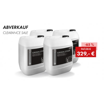 Abverkauf - 100 kg GREEN STAR, Alkalischer Spezial-Vorreiniger, CH109 Abverkauf - 100 kg GREEN STAR, Alkalischer Spezial-Vorreiniger, CH109
