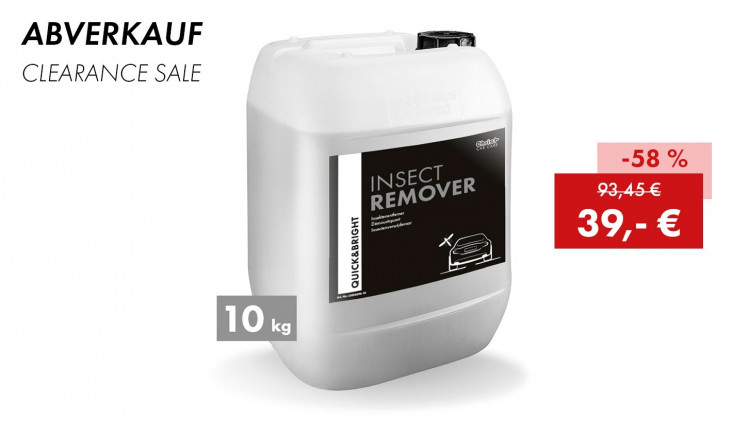 Abverkauf - 10 kg Quick&Bright INSECT REMOVER, Insektenentferner - Abbildung ähnlich