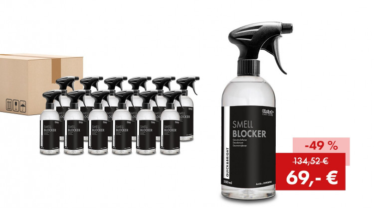 Aktionspaket Quick&Bright SMELL BLOCKER, Geruchsneutralisierer: 12 x 500 ml - Abbildung ähnlich
