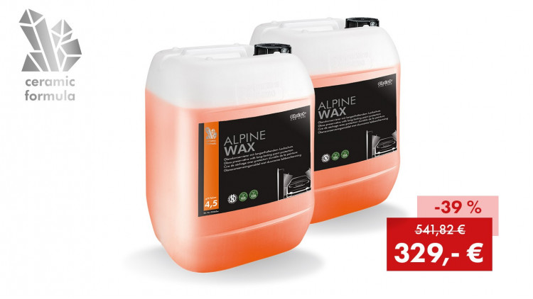 Aktionspaket ALPINE WAX, CERAMIC FORMULA: 2 x 25 kg Kanister - Abbildung ähnlich