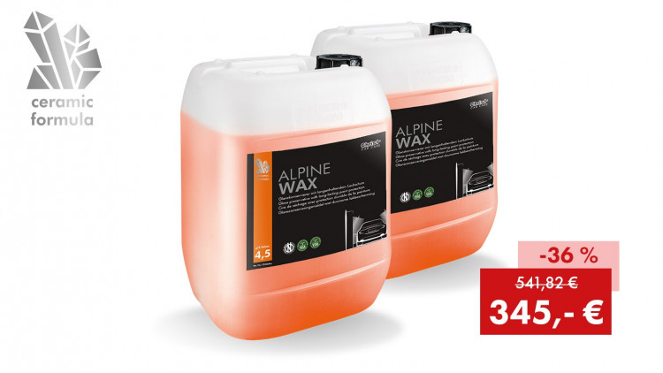 Aktionspaket ALPINE WAX, CERAMIC FORMULA: 2 x 25 kg Kanister - Abbildung ähnlich