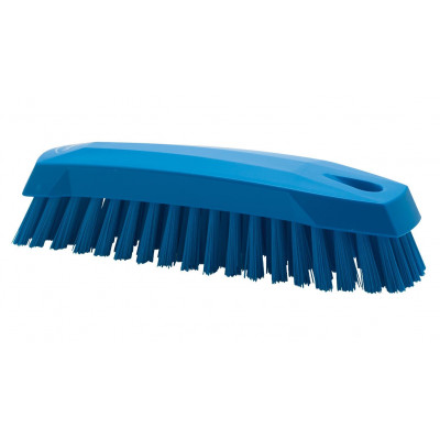 Wash brush, length 200 mm, hard, blue
