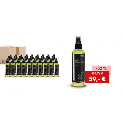 Aktionspaket Quick&Bright WHEEL CLEANER, Felgenreiniger-Gel: 28 x 200 ml Flasche