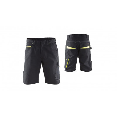 Service Shorts 1499, schwarz/gelb, Größe 60