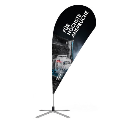 Beachflag in Tropfenform 