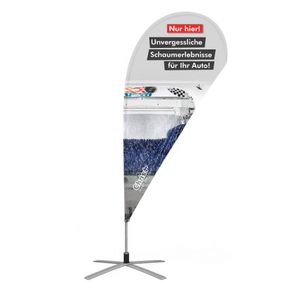 Beachflag in Tropfenform - 