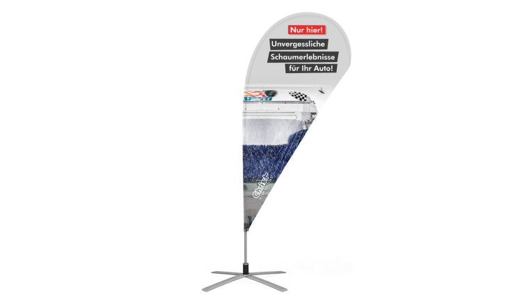 Beachflag in Tropfenform - 