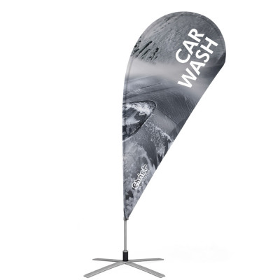 Beachflag in Tropfenform 