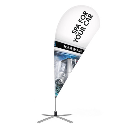 Beachflag in Tropfenform Beachflag in Tropfenform
