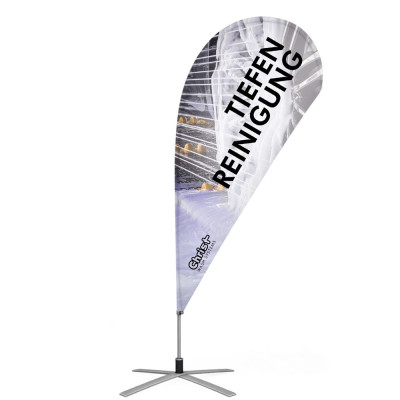 Beachflag in Tropfenform Beachflag in Tropfenform