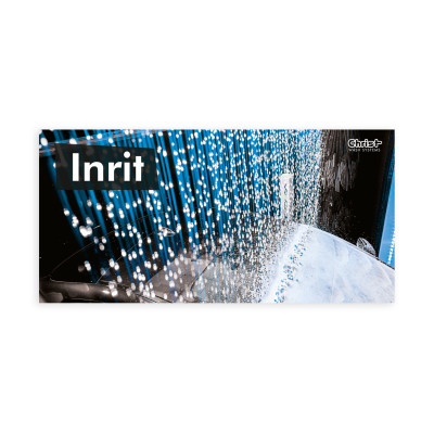 Hinweisschild „SPA FOR YOUR CAR“, Motiv 1 – Einfahrt, 595 x 290 mm - Niederländisch
