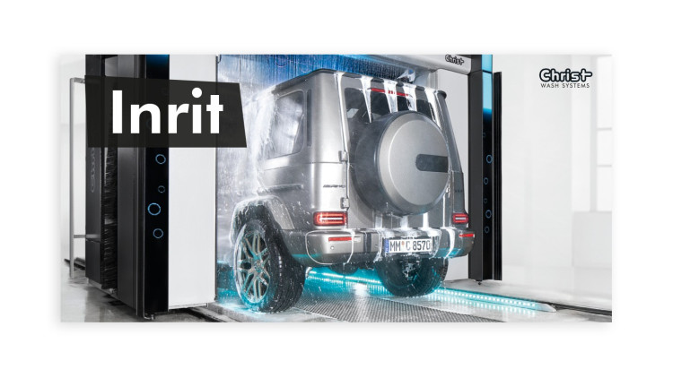 Hinweisschild „SPA FOR YOUR CAR“, Motiv 2 – Einfahrt, 595 x 290 mm - Niederländisch - Abbildung ähnlich