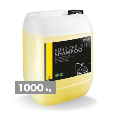 BUBBLEBRUSH SHAMPOO, 2-in-1 deep shine shampoo, 1000 kg