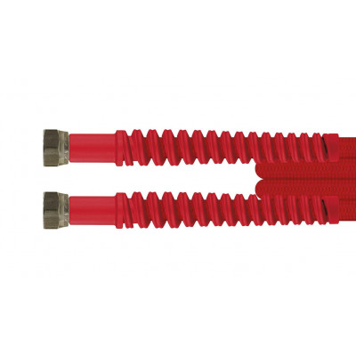 HD-Hochdruck-Schlauch, 4,70 m, Farbe rot, Dichtkegel (DKR) 3/8