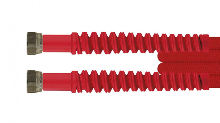 HD-Hochdruck-Schlauch, 4,70 m, Farbe rot, Dichtkegel (DKR) 3/8