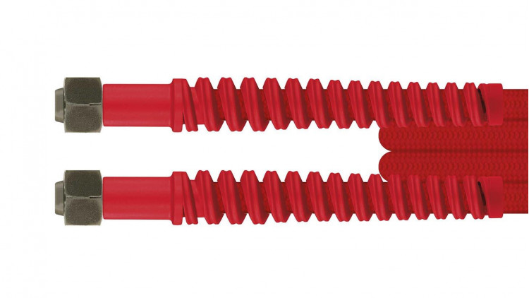 HD-Hochdruck-Schlauch, 3,50 m, Farbe rot, Dichtkegel (DKOL), IG, M18 x 1,5 - Abbildung ähnlich