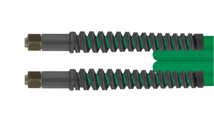 HD-Hochdruck-Schlauch, 3,0 m, Farbe Grün, Dichtkegel (DKOL), IG, M14 x 1,5, VA - Abbildung ähnlich