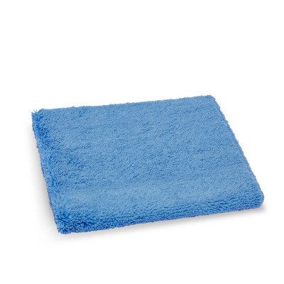 QUICK&BRIGHT polish and duster cloth, blue, 40 x 40 cm, rolled, individually packed, (PU = 24 pack)