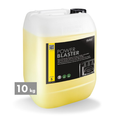 POWER BLASTER, high-foam shampoo with extra-rapid drip-off effect, 10 kg