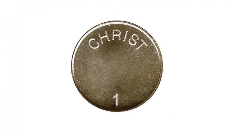 Wertmarke, Jeton, Christ 1, 17.5 mm geprägt - Abbildung ähnlich