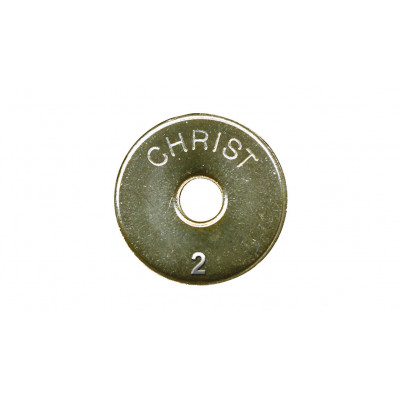 Token, chip, Christ no. 2, 22.0 mm embossed with hole