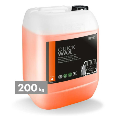 QUICK WAX, Konservierer mit Hochglanzeffekt, 200 kg