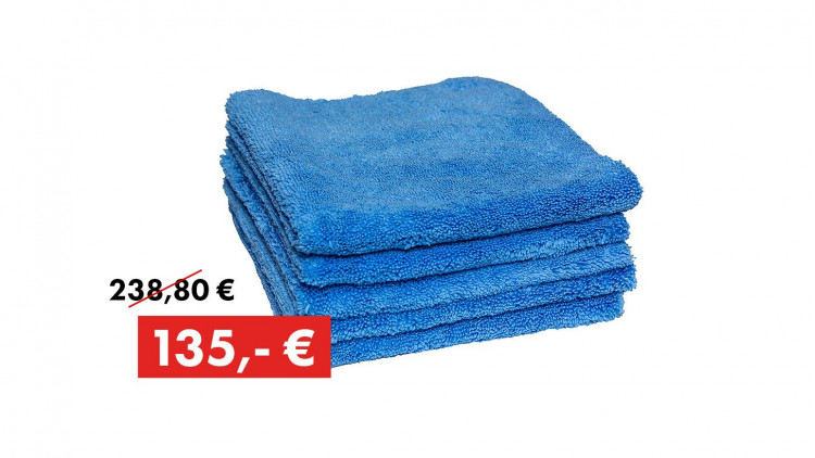 Promotion package: 120 x Quick&Bright polish cloth and duster, blue, 40 x 40 cm - Image similar