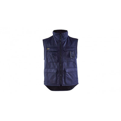 Winter waistcoat, lined 3801, navy blue, size L