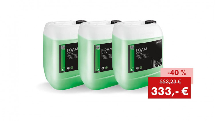 Aktionspaket FOAM REX: 3 x 25 kg Kanister - Abbildung ähnlich