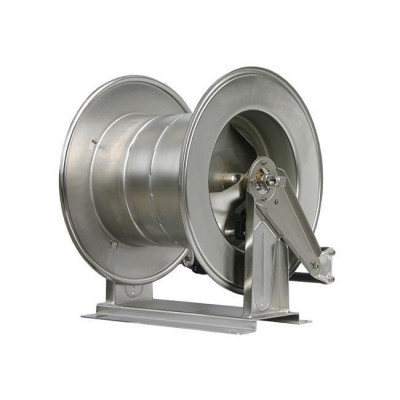 Automatic HP hose reel, stainless steel, 510 DM x 560 mm, without hose